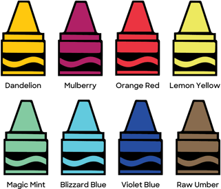 Crayola ColorsGRAPHIC