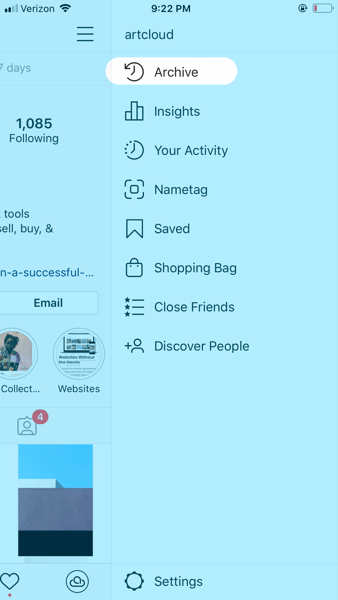 click_the_archive_button